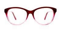 Wine Fade Scout Firework Oval Glasses - Front