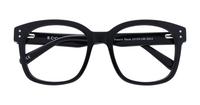Black Scout Francis Square Glasses - Flat-lay