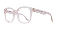 Crystal Nude Scout Francis Square Glasses - Angle