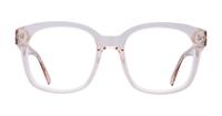 Crystal Nude Scout Francis Square Glasses - Front