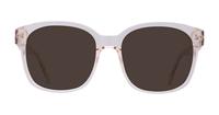 Crystal Nude Scout Francis Square Glasses - Sun