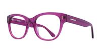 Crystal Pink Scout Gabriella Cat-eye Glasses - Angle