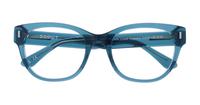 Crystal Turquoise Scout Gabriella Cat-eye Glasses - Flat-lay