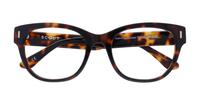 Havana Scout Gabriella Cat-eye Glasses - Flat-lay