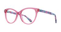 Crystal Pink Scout Georgia Cat-eye Glasses - Angle
