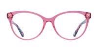 Crystal Pink Scout Georgia Cat-eye Glasses - Front