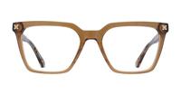Crystal Amber Scout Giselle Square Glasses - Front