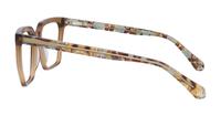 Crystal Amber Scout Giselle Square Glasses - Side