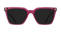Crystal Dark Pink Scout Giselle Square Glasses - Sun