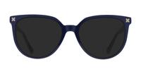 Bilayer Navy Blue / Purple Pattern Scout Gloria Oval Glasses - Sun