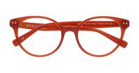 Crystal Orange Scout Gracie Round Glasses - Flat-lay