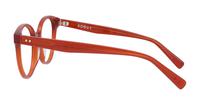 Crystal Orange Scout Gracie Round Glasses - Side