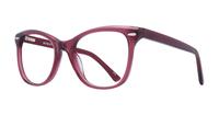 Crystal Pink Scout Grazia Cat-eye Glasses - Angle