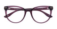 Crystal Pink Scout Gretchen Cat-eye Glasses - Flat-lay