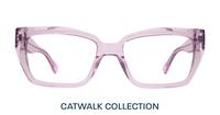 Crystal Light Pink Scout Hallie Square Glasses - Front