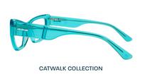Crystal Blue Scout Harmony Cat-eye Glasses - Side