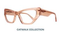Crystal Peach Scout Harmony Cat-eye Glasses - Angle
