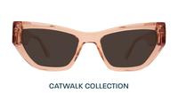Crystal Peach Scout Harmony Cat-eye Glasses - Sun