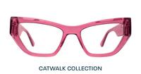 Crystal Purple Scout Harmony Cat-eye Glasses - Front
