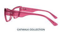 Crystal Purple Scout Harmony Cat-eye Glasses - Side