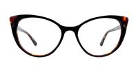 Bi layer Black / Havana Scout Hayley Cat-eye Glasses - Front
