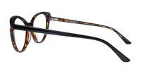 Bi layer Black / Havana Scout Hayley Cat-eye Glasses - Side