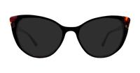 Bi layer Black / Havana Scout Hayley Cat-eye Glasses - Sun