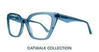 Crystal Blue Scout Helen Cat-eye Glasses - Angle