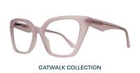 Milky Pink Scout Helen Cat-eye Glasses - Angle
