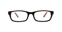 Black/red Scout Hero Rectangle Glasses - Front