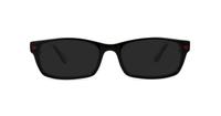 Black/red Scout Hero Rectangle Glasses - Sun