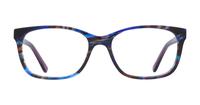 Lilac Blue Scout Hollie Rectangle Glasses - Front