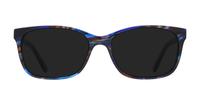 Lilac Blue Scout Hollie Rectangle Glasses - Sun