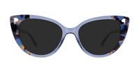 Blue Havana Scout Holly Cat-eye Glasses - Sun