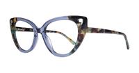 Green/Havana Scout Holly Cat-eye Glasses - Angle