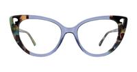 Green/Havana Scout Holly Cat-eye Glasses - Front