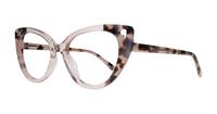 Nude Havana Scout Holly Cat-eye Glasses - Angle