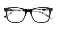 Black Scout Hunter Rectangle Glasses - Flat-lay