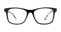 Black Scout Hunter Rectangle Glasses - Front