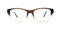 Brown Fade Scout Ignite Rectangle Glasses - Front