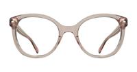 Crystal Pink Scout Jade Oval Glasses - Front