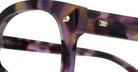 Havana Purple Scout Jade Oval Glasses - Detail