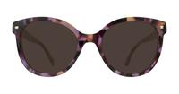 Havana Purple Scout Jade Oval Glasses - Sun