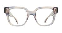 Crystal Nude Scout Jenny Square Glasses - Front