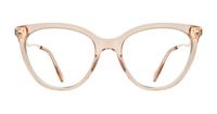 Crystal Nude Scout Jessica Cat-eye Glasses - Front