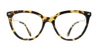 Spotty Havana Scout Jessica Cat-eye Glasses - Front