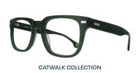 Milky Green Scout Kaiden Rectangle Glasses - Angle