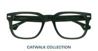 Milky Green Scout Kaiden Rectangle Glasses - Flat-lay