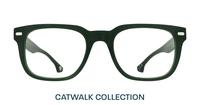 Milky Green Scout Kaiden Rectangle Glasses - Front