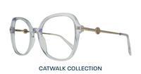 Crystal Clear Scout Katalina Oval Glasses - Angle